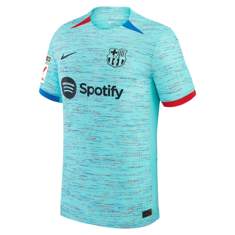 Pedri Barcelona Nike 2023/24 Third Authentic Jersey - Aqua