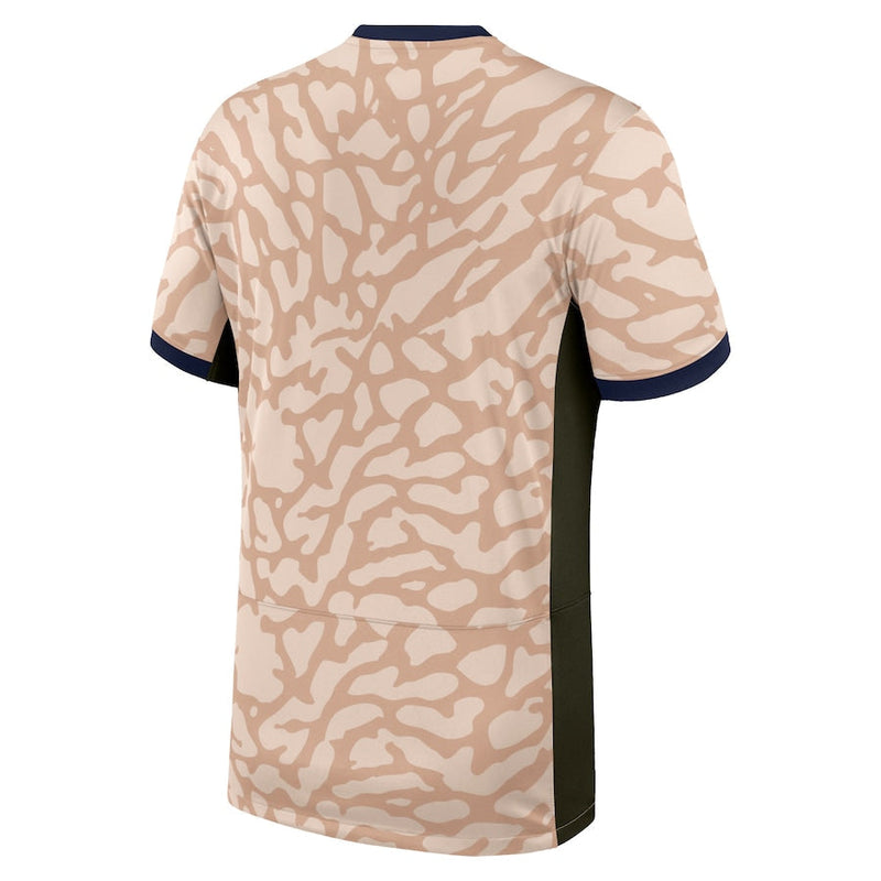 Paris Saint-Germain Jordan Brand 2023/24 Fourth Stadium  Jersey – Tan