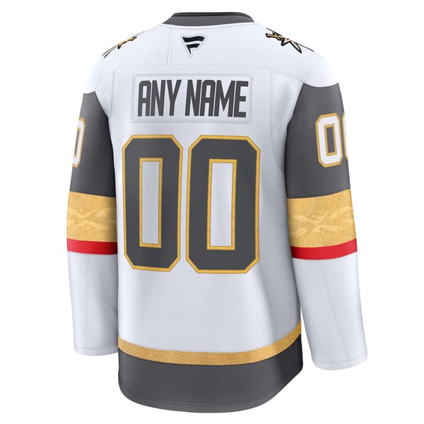 Town Jersey Vegas Golden Knights Fanatics Away Premium Custom Jersey