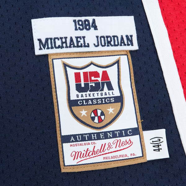 Town Jersey Michael Jordan USA Basketball Mitchell & Ness 1984 Jersey Navy