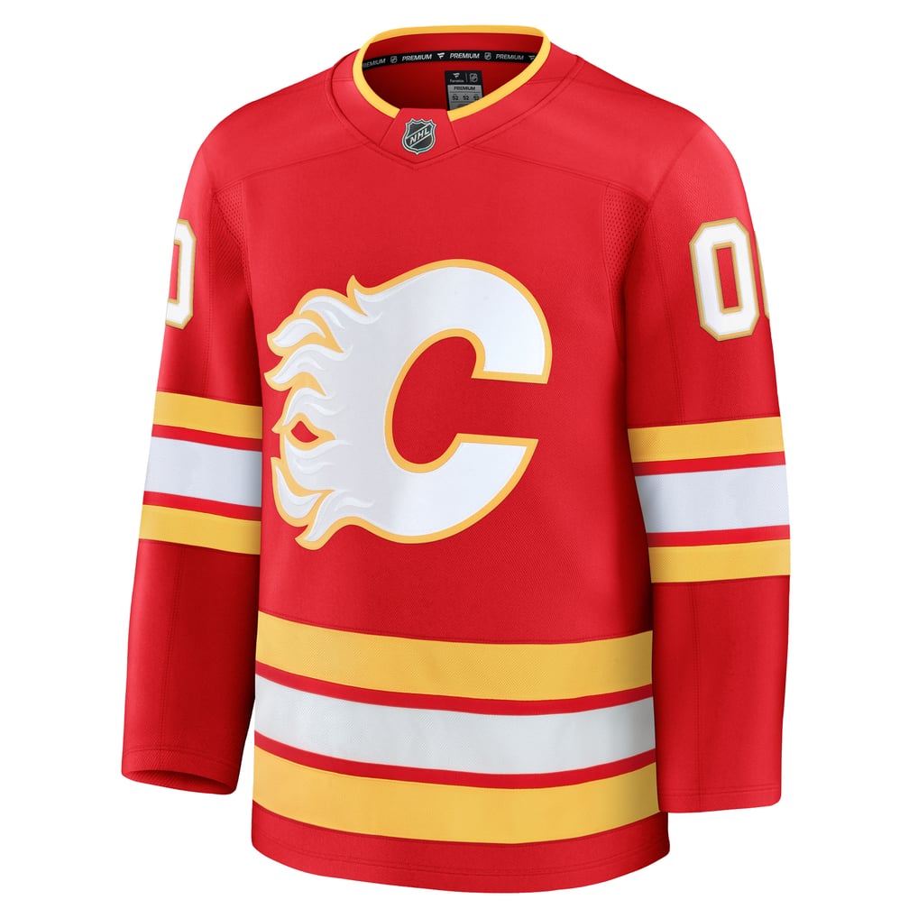 Town Jersey Fanatics Calgary Flames Home Premium Custom Jersey