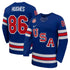 Town Jersey Nike US Hockey Jack Hughes 2026 Home Replica Jersey