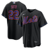 Custom Juan Soto New York Mets Alternate Replica Jersey Black