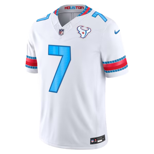 C.J. Stroud Houston Texans Nike 2026 Rivalries Collection Stitched Limited Jersey - White