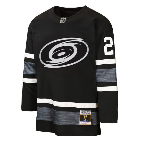 Town Jersey Youth Mitchell & Ness Sebastian Aho Carolina Hurricanes 2019 All-Star Jersey
