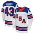 Town Jersey Nike Quinn Hughes US Hockey 2026 Away Jersey - White