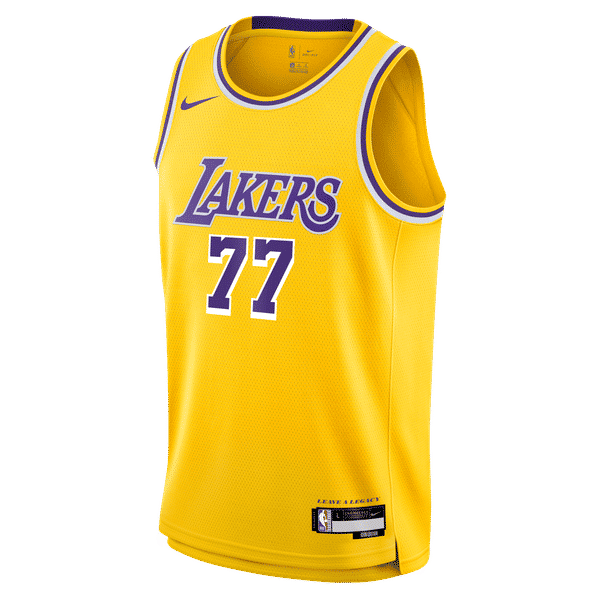 Town Jersey Nike Unisex Luka Dončić Lakers Swingman Jersey Gold