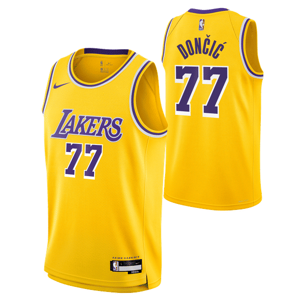 Town Jersey Nike Unisex Luka Dončić Lakers Swingman Jersey Gold