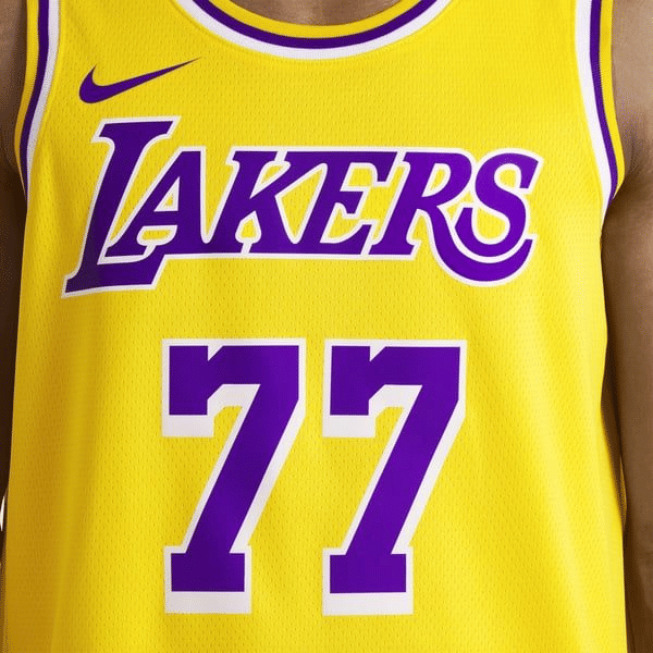 Town Jersey Nike Unisex Luka Dončić Lakers Swingman Jersey Gold