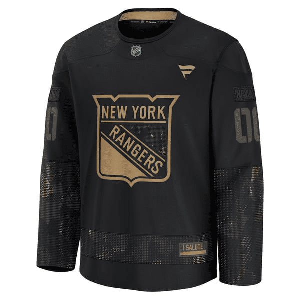 Town Jersey New York Rangers Fanatics 2024 Military Appreciation Practice Jersey
