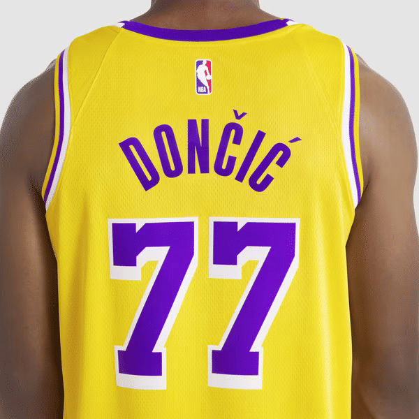 Town Jersey Nike Unisex Luka Dončić Lakers Swingman Jersey Gold