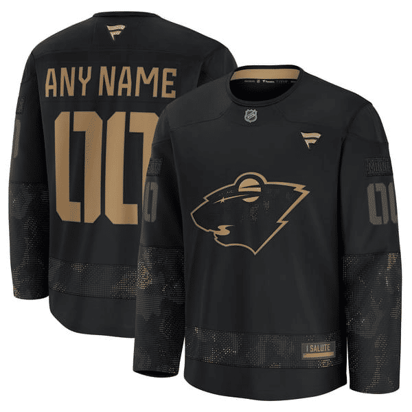 Town Jersey Fanatics Minnesota Wild Military Appreciation Jersey