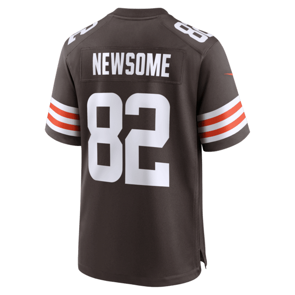 Custom Ozzie Newsome Cleveland Browns Game Retired Player Jersey Brown