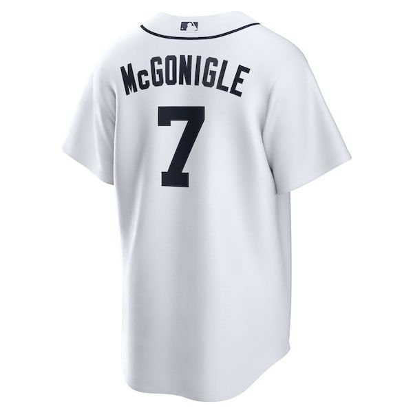 Custom Kevin McGonigle Detroit Tigers Home Replica Jersey White