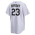 Custom Kris Bryant Colorado Rockies Replica Player Jersey White/Purple