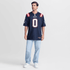 Custom Christian Gonzalez New England Patriots Game Jersey Navy