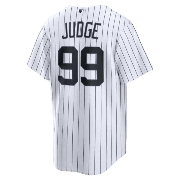 Custom Aaron Judge New York Yankees Home Replica Jersey White