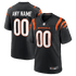 Custom Cincinnati Bengals Custom Game Jersey Black