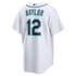 Custom Josh Naylor Seattle Mariners Home Replica Jersey White