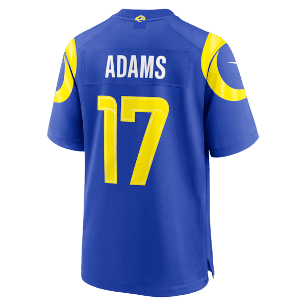Custom Davante Adams Los Angeles Rams Game Jersey Royal