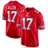 Custom Josh Allen Buffalo Bills Game Jersey Red