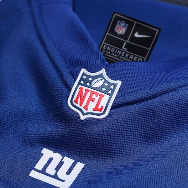 Custom Cam Skattebo New York Giants Game Jersey Royal