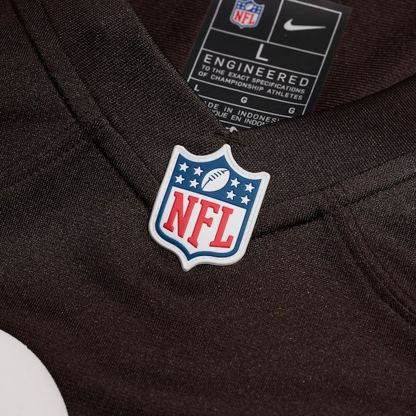 Custom KC Concepcion Cleveland Browns 2026 NFL Draft First Round Pick No. 24 Game Jersey Brown