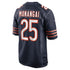 Custom Kyle Monangai Chicago Bears Team Game Jersey Navy
