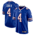 Custom James Cook III Buffalo Bills Game Jersey Royal