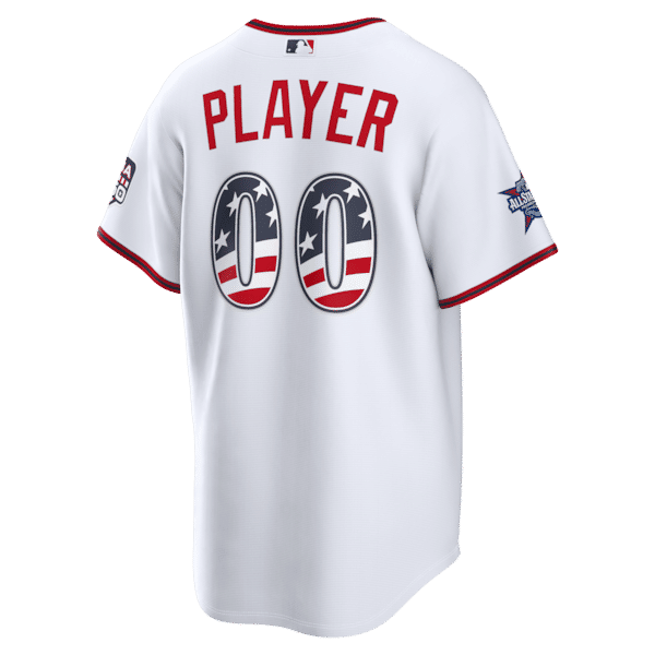 Custom Cleveland Guardians 2026 All-Star Game Stars & Stripes Stadium Jersey White