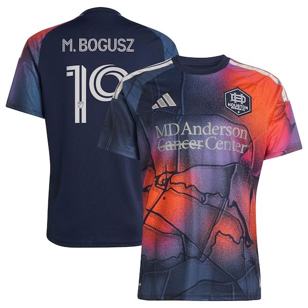 Customized Mateusz Bogusz Houston Dynamo FC 2026 Mission Control Replica Jersey Blue