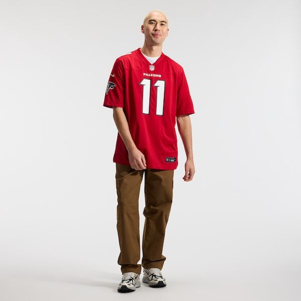 Custom Jalon Walker Atlanta Falcons Game Jersey Red