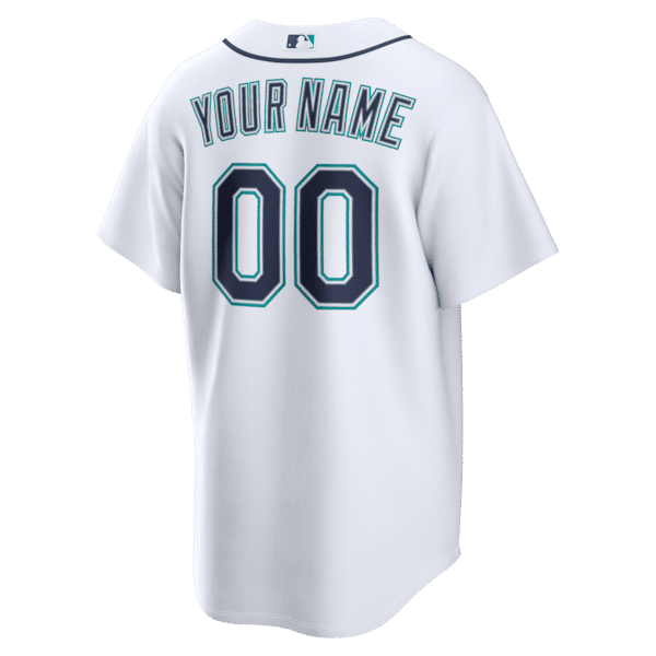 Custom Seattle Mariners Home Replica Custom Jersey White