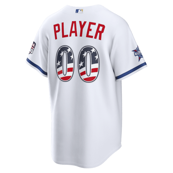 Custom Bobby Witt Jr. Kansas City Royals 2026 All-Star Edition Stars & Stripes Stadium Jersey White