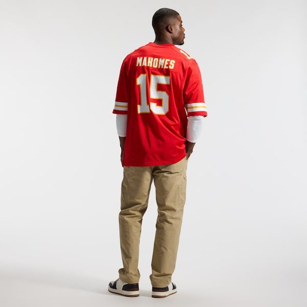 Custom Patrick Mahomes Kansas City Chiefs Game Jersey Red
