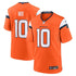 Custom Bo Nix Denver Broncos Game Jersey Orange