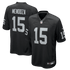 Custom Fernando Mendoza Las Vegas Raiders 2026 NFL Draft First Round Pick No. 1 Game Jersey Black