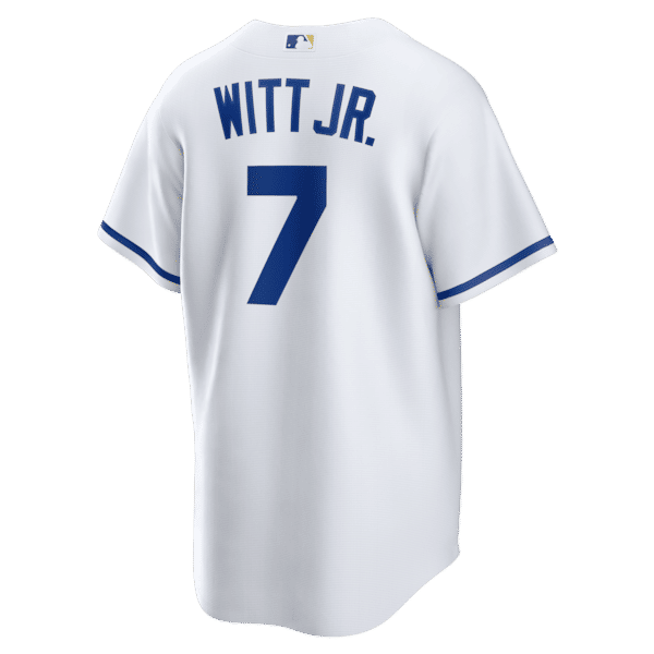 Custom Bobby Witt Jr. Kansas City Royals Home Replica Player Jersey White