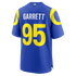 Custom Myles Garrett Los Angeles Rams Game Jersey Royal