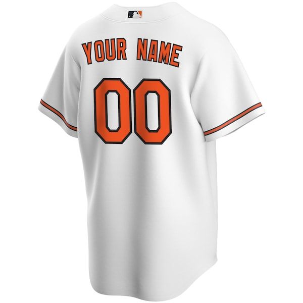 Custom Baltimore Orioles Home Replica Custom Jersey White