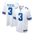 Custom George Pickens Dallas Cowboys Game Jersey White