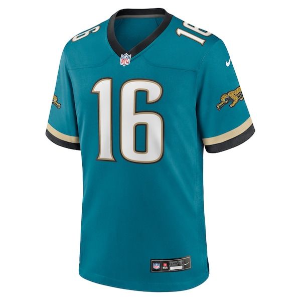 Custom Trevor Lawrence Jacksonville Jaguars Game Jersey Teal