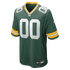 Custom Green Bay Packers Custom Game Jersey Green