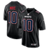Custom Drake Maye New England Patriots Game Jersey Carbon Black