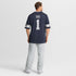 Custom Number 1 Dad Dallas Cowboys Game Jersey Navy