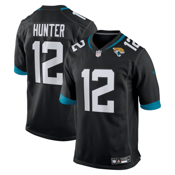 Custom Travis Hunter Jacksonville Jaguars Alternate Game Jersey Black
