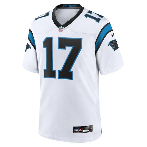Custom Xavier Legette Carolina Panthers Game Jersey White