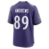 Custom Mark Andrews Baltimore Ravens Game Jersey Purple