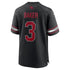 Custom Budda Baker Arizona Cardinals Game Jersey Black