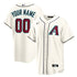 Custom Arizona Diamondbacks Home Custom Replica Jersey Cream